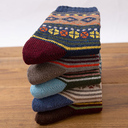 Casual Ethnic Style Mid-calf Socks Cotton Socks