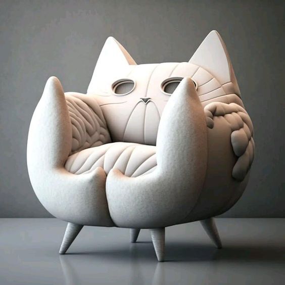 Merry Christmas！🔥Clearance Sale🐱Art design Cat Chair