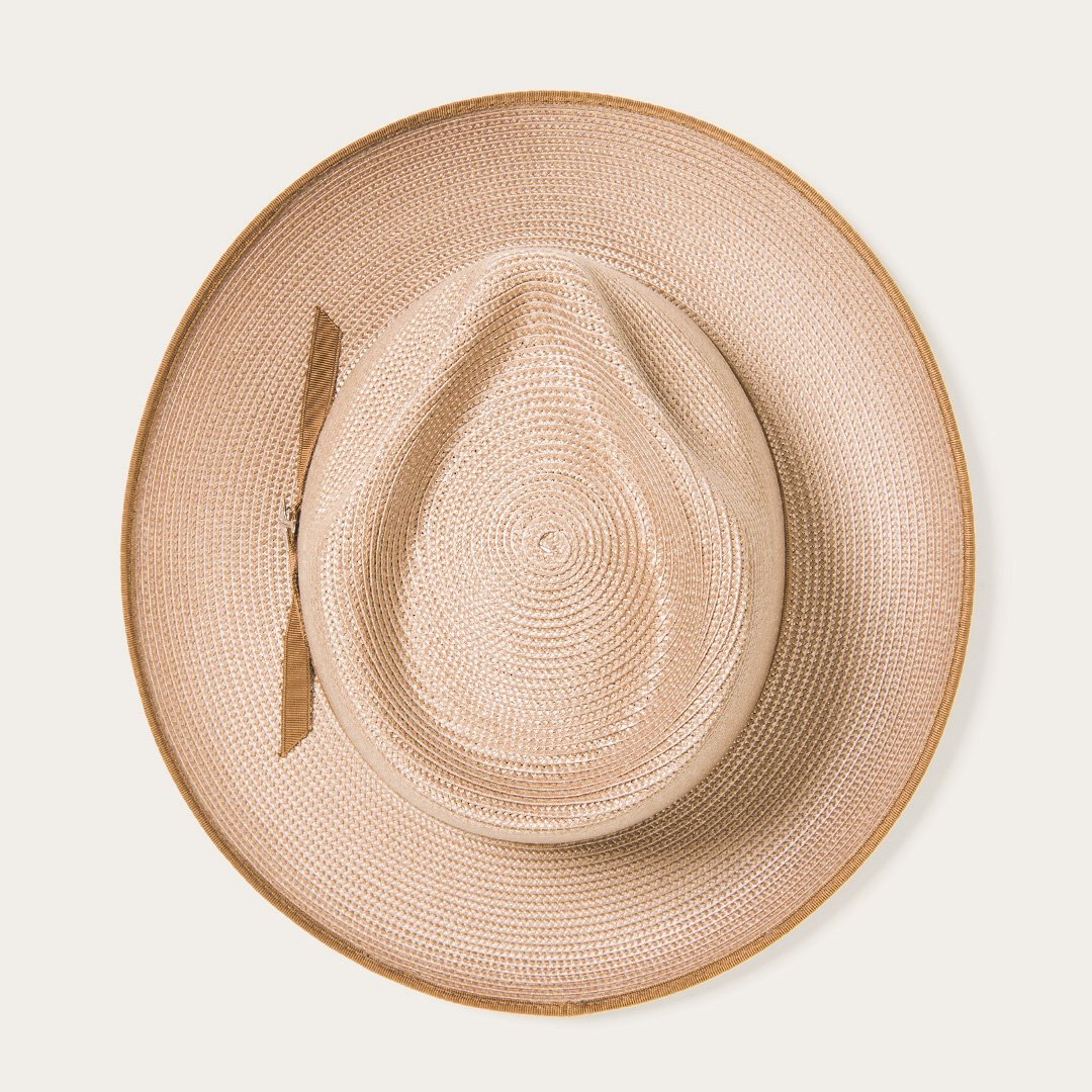 STRATOLINER HEMP FEDORA -SAND[BUY 2 FREE SHIPPING & BOX PACKING]