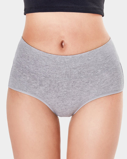 Soft Cotton High-Cut Briefs Breathable Panties