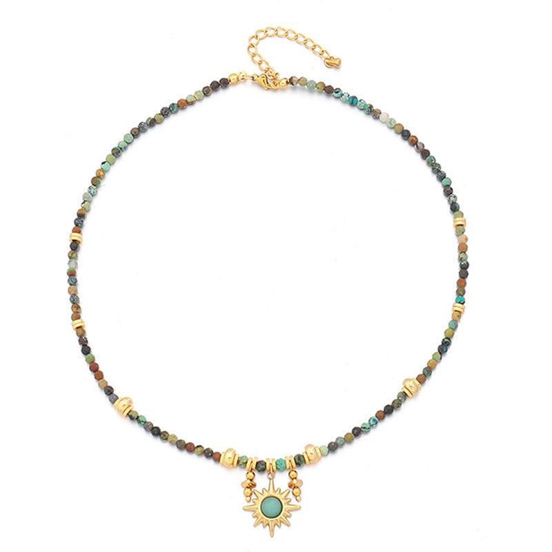 Vintage Beaded Turquoise Necklace