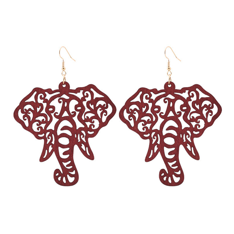 Hollow Elephant Gameday Earrings