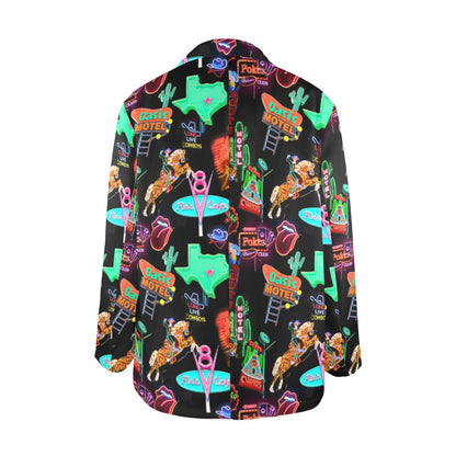 Vegas Neon Women's Western Blazer