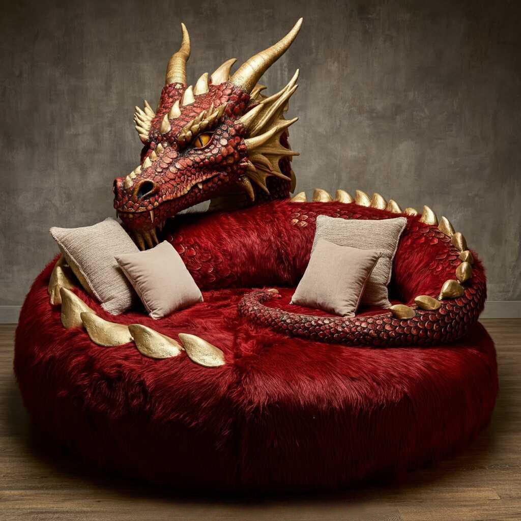 Giant Dragon Loungers: Unleash Mythical Comfort in Your Home