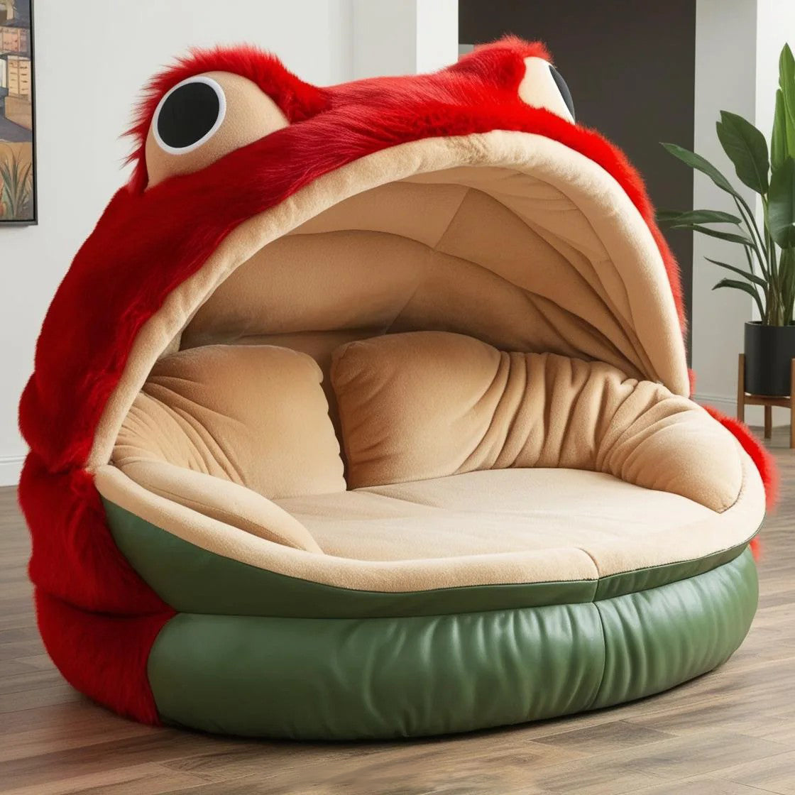 Giant Frog Loungers: Jump into Cozy, Nature-Inspired Seating-1008