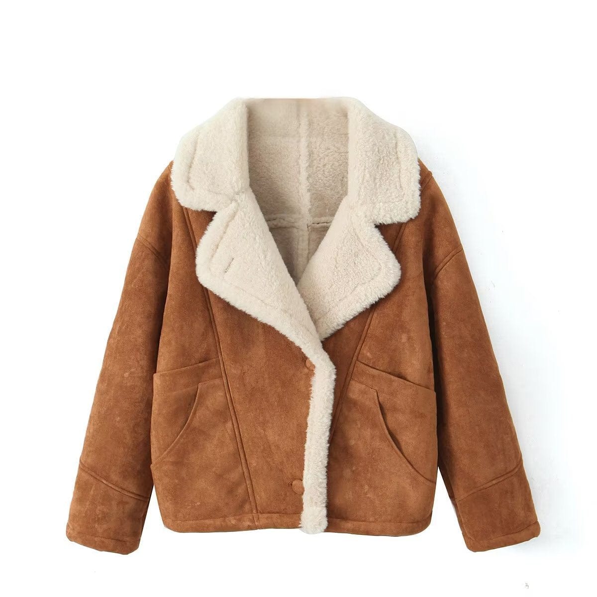 Camelia Oversized Shearling Coat