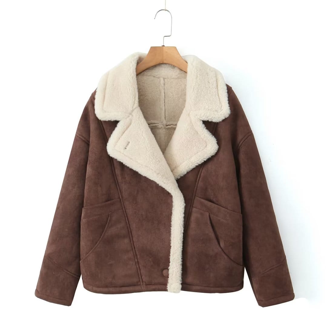 Camelia Oversized Shearling Coat