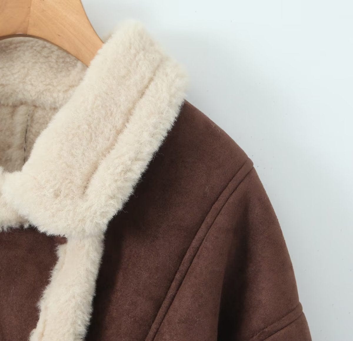 Camelia Oversized Shearling Coat