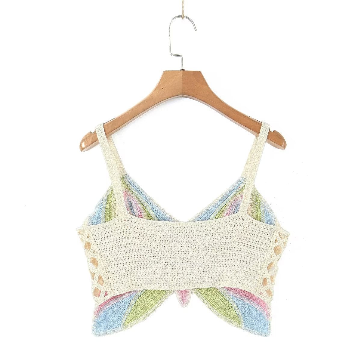 Butterfly Crochet Crop Top