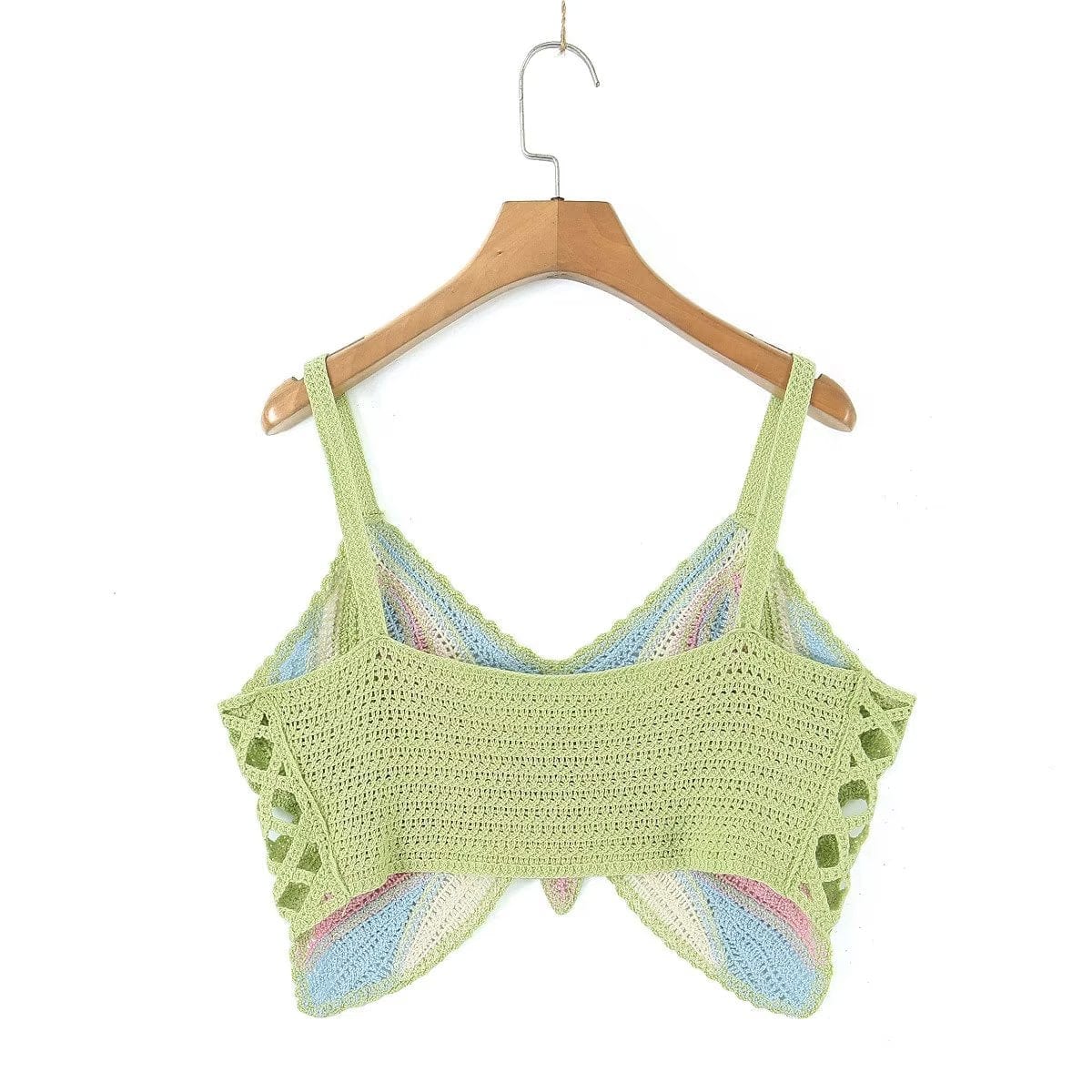 Butterfly Crochet Crop Top