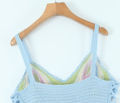 Butterfly Crochet Crop Top