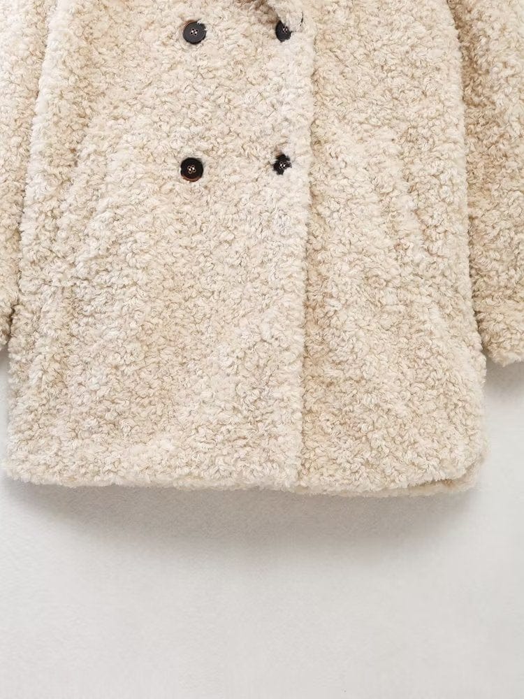 Hugo Faux Fur Longline Coat