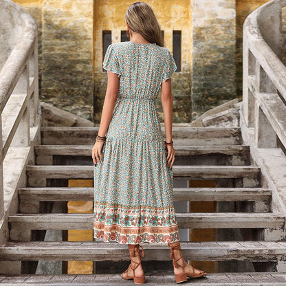 Calliope Boho Maxi Dress