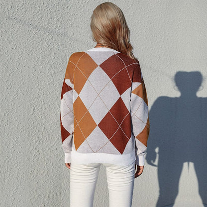 Fawn Rhombus Sweater