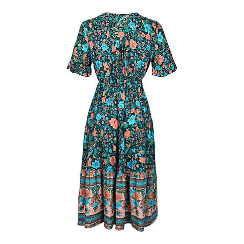 Martha Boho Midi Dress