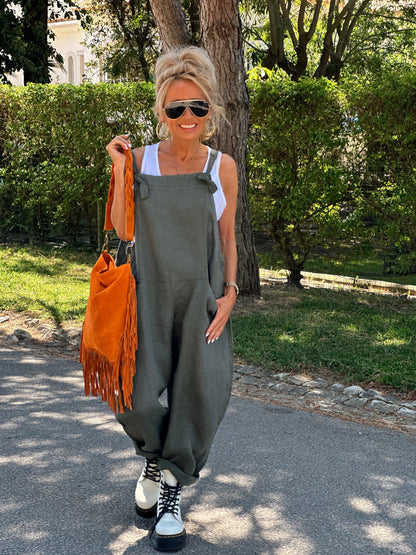 Grey Bag Jumpsuit