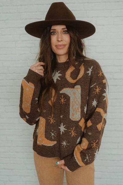 Western Cowgirl's Dreams Sweater