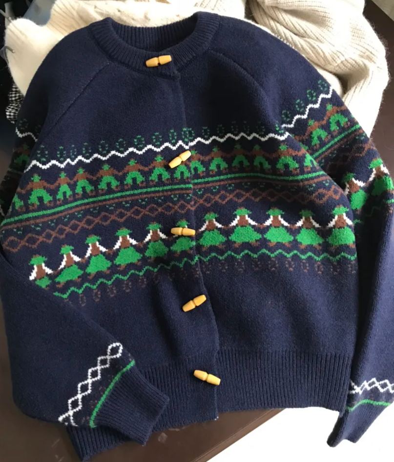 Dancing Man Fair Isle Cardigan