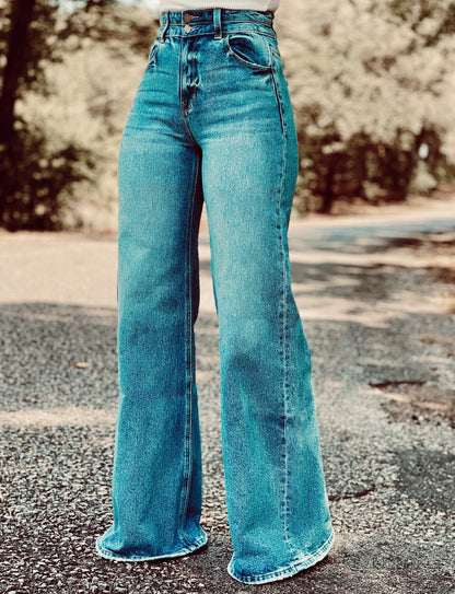 The Kalani Wide Leg Jeans