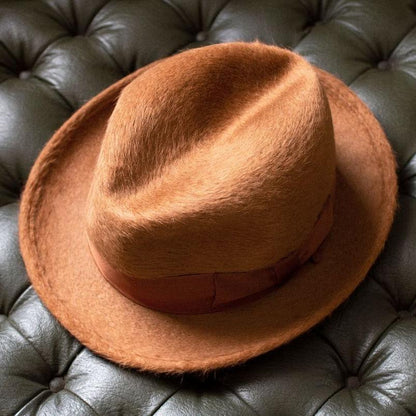 Dapper Gent's Fedora Homburg Beaver Hat