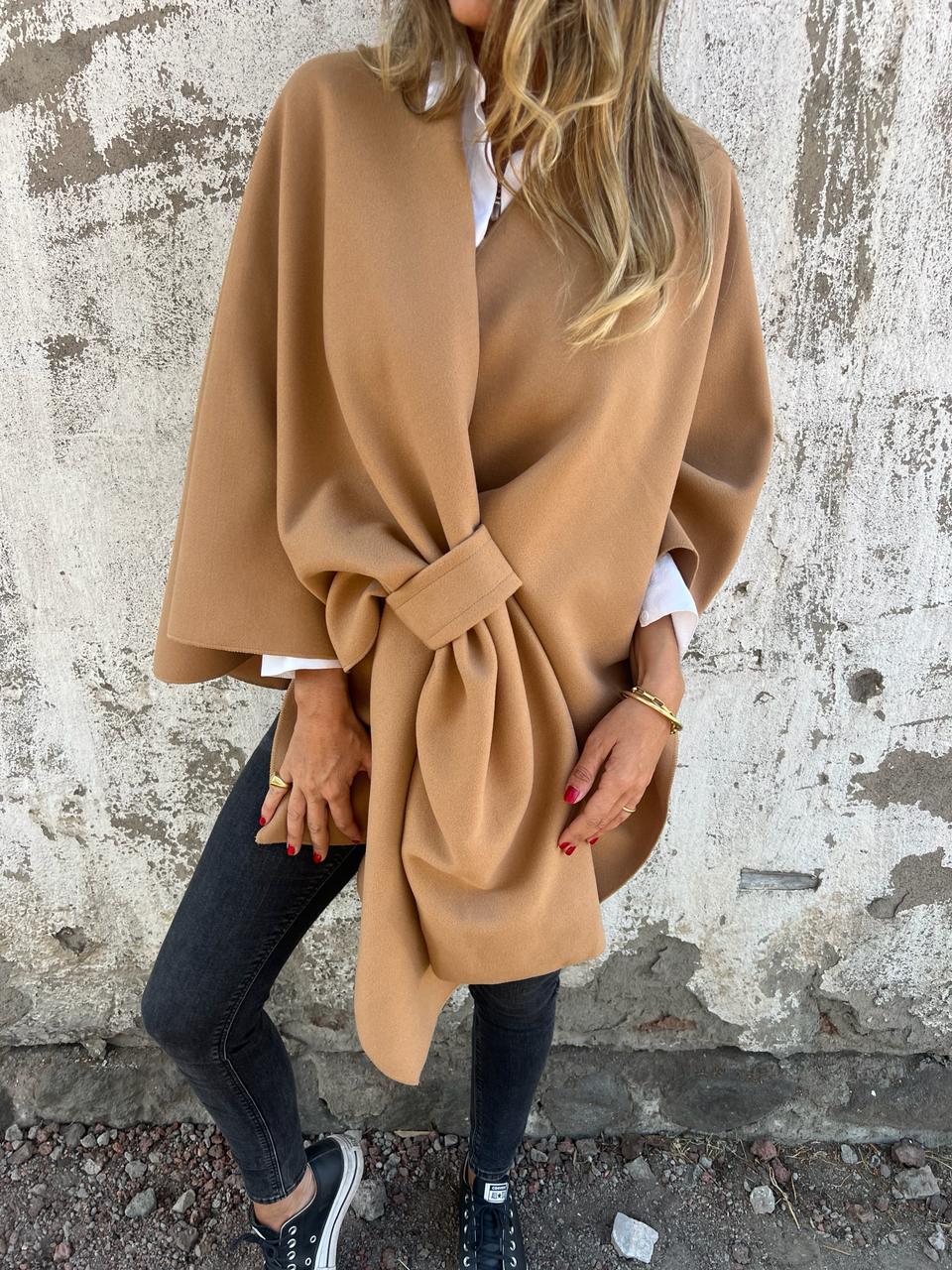 One-piece Sleeve Shawl Jacket