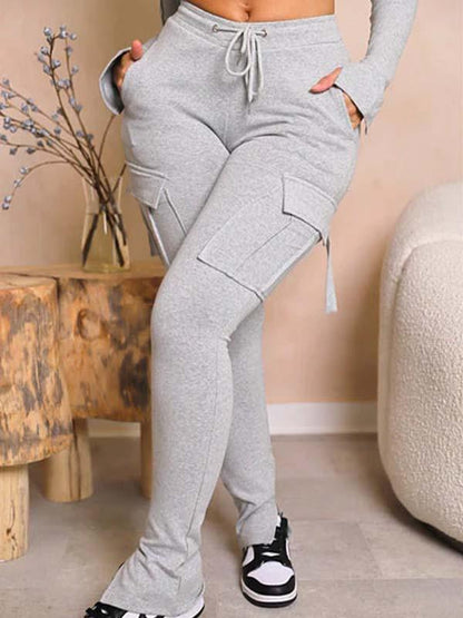 Women's overalls Combination Of Cargo Pants & Sweat Pants