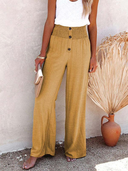 Loose Casual Wide-Leg Women 'S Trousers