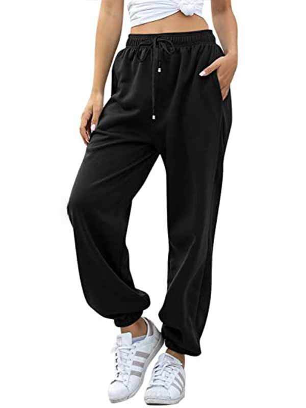 Women's Pocket Harem Casual Sweatpants