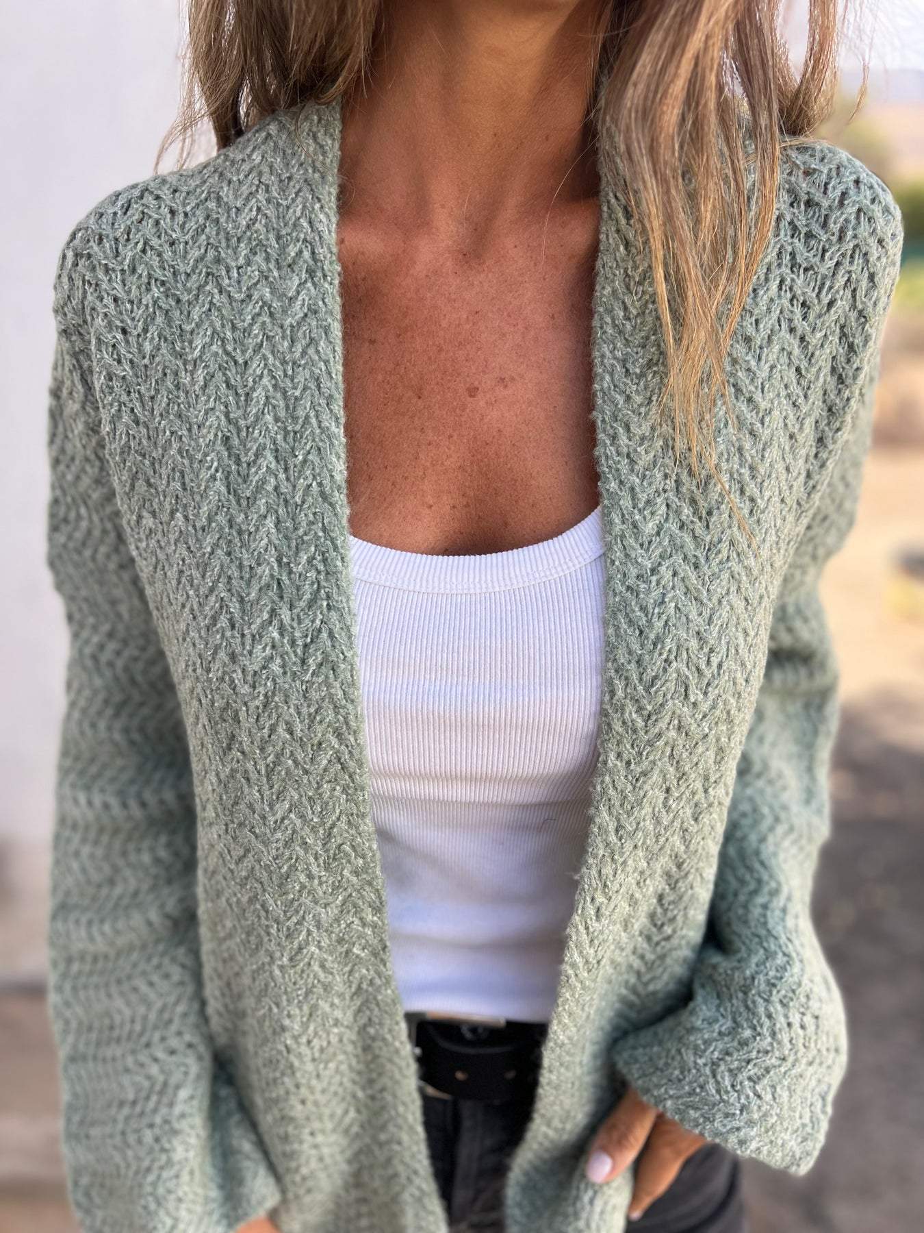 Casual V-neck Cardigan Jacket