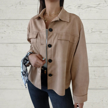 Casual Lapel Single-breasted Jacket