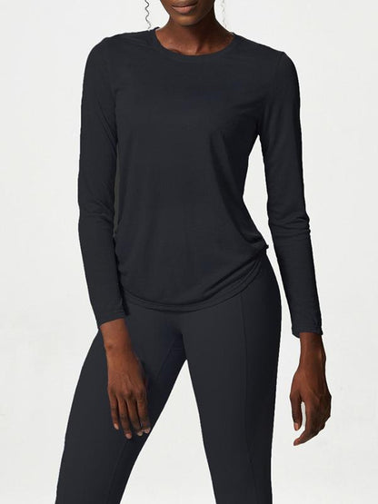 Quick-drying fitness T-shirt sports cover-up