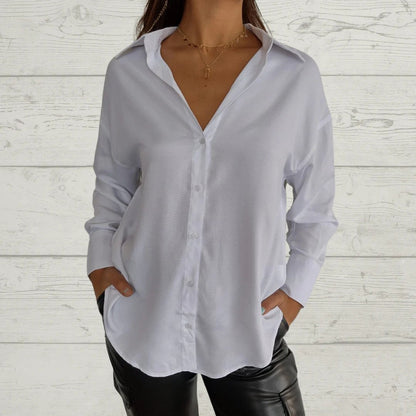 Casual Lapel Single-breasted Shirt