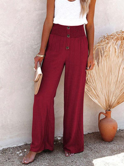 Loose Casual Wide-Leg Women 'S Trousers