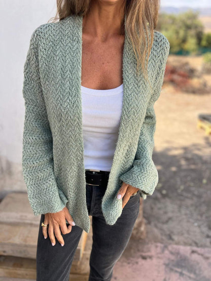 Casual V-neck Cardigan Jacket