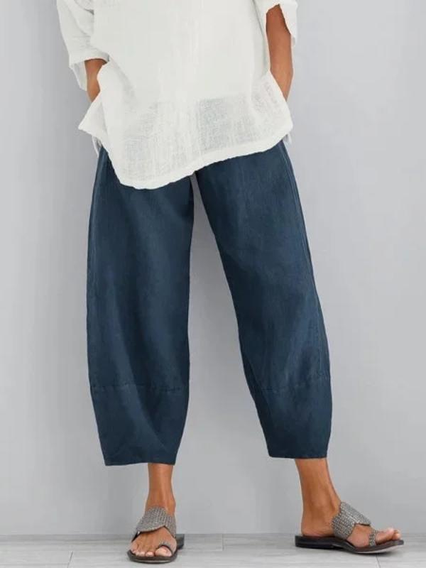 Plus Size Pure cotton seven-piece trousers