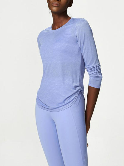 Quick-drying fitness T-shirt sports cover-up