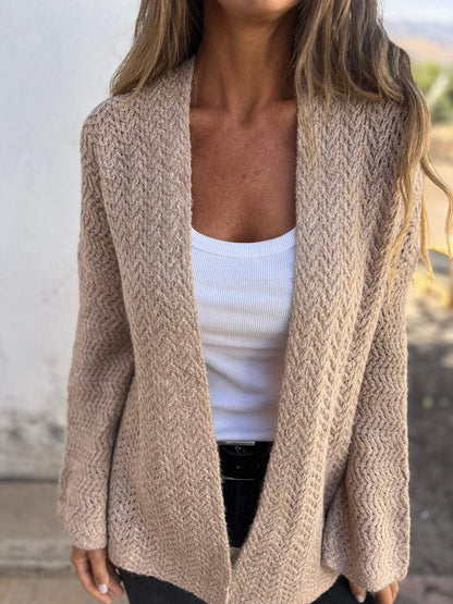 Casual V-neck Cardigan Jacket