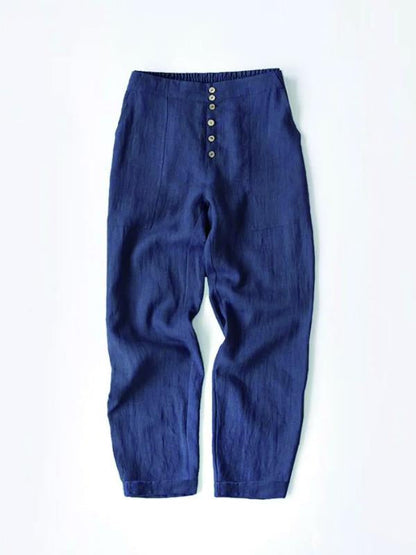 Button Cropped Pants