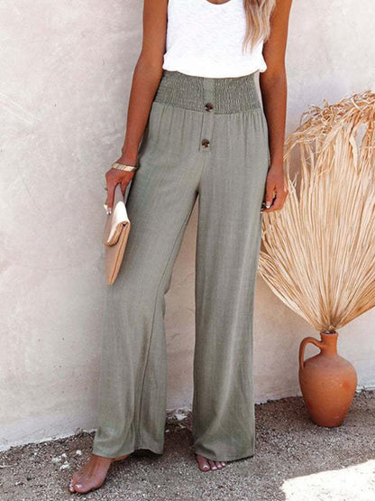 Loose Casual Wide-Leg Women 'S Trousers