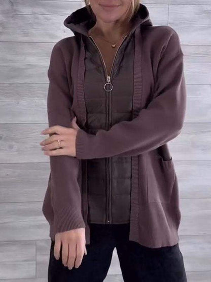 Women's Simple Long Sleeve Knitted Cardigan