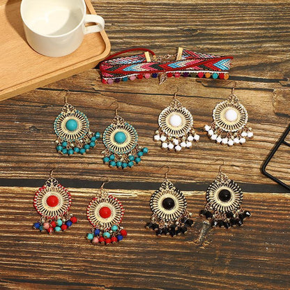 Ethnic Holiday Vintage Handmade Boho Earrings