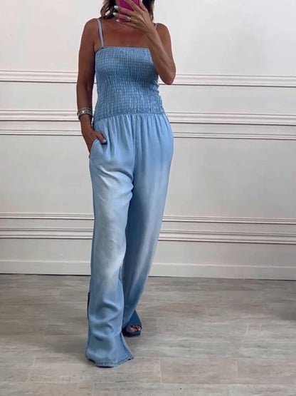 Denim Gradient Jumpsuit