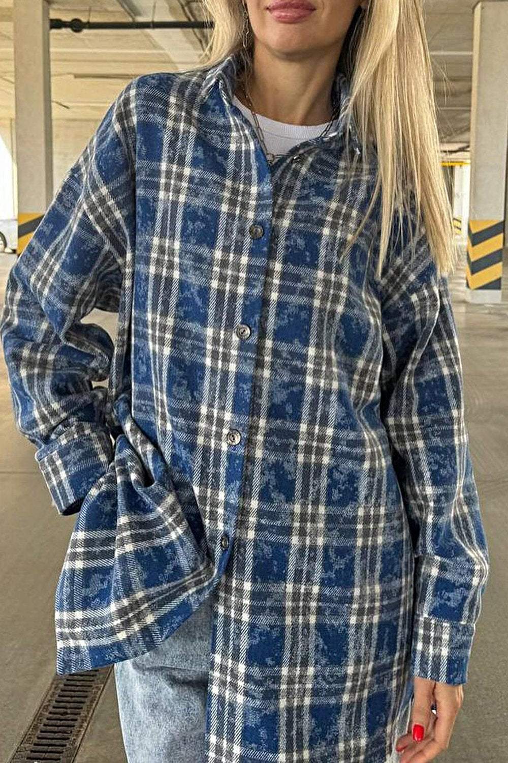 Women's Plaid Casual Shirt Tops