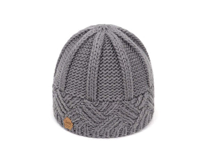 Men's and Women's Retro Style Diamond-check Coarse Knitwear Hats