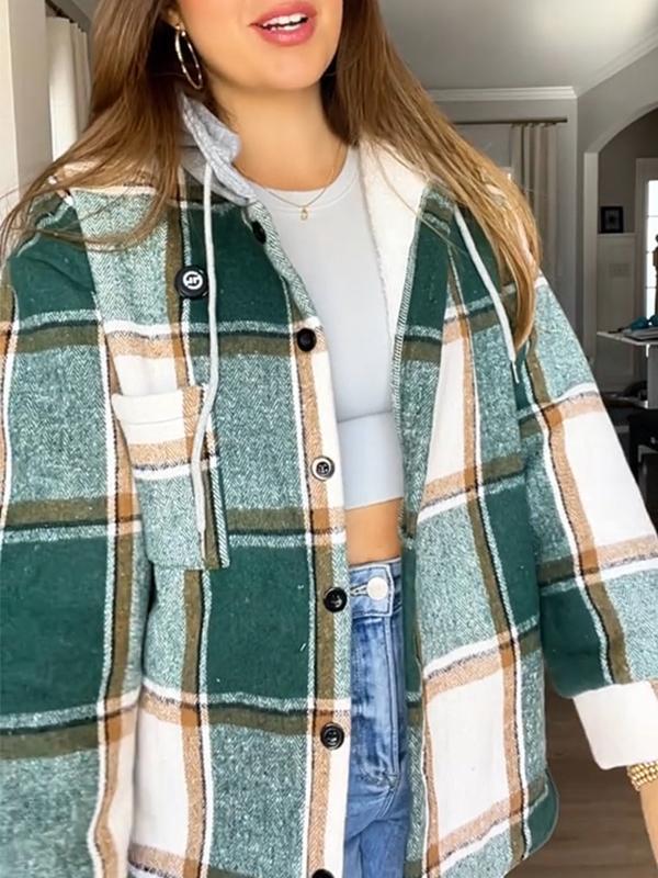 Women's Plaid Hoodies