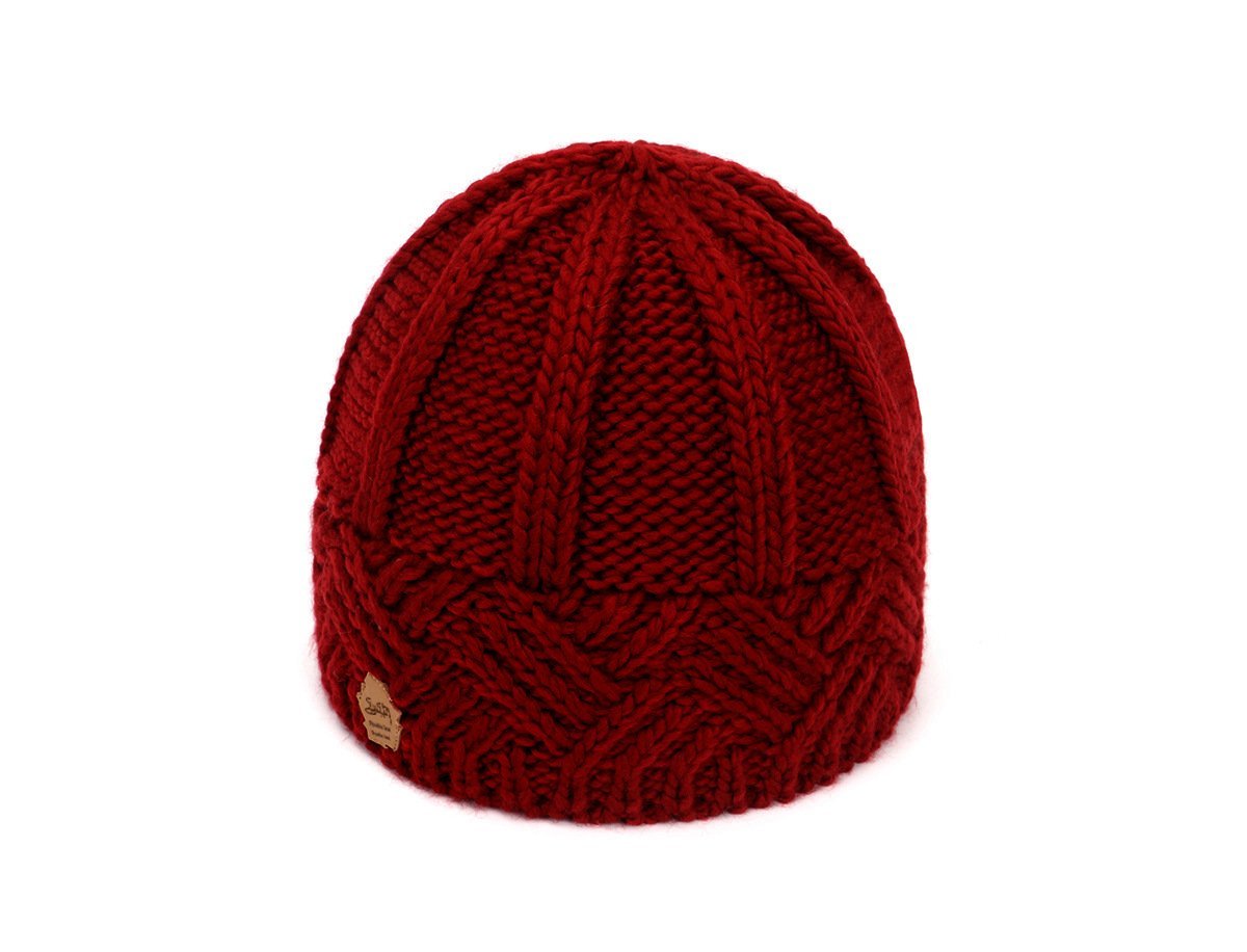 Men's and Women's Retro Style Diamond-check Coarse Knitwear Hats