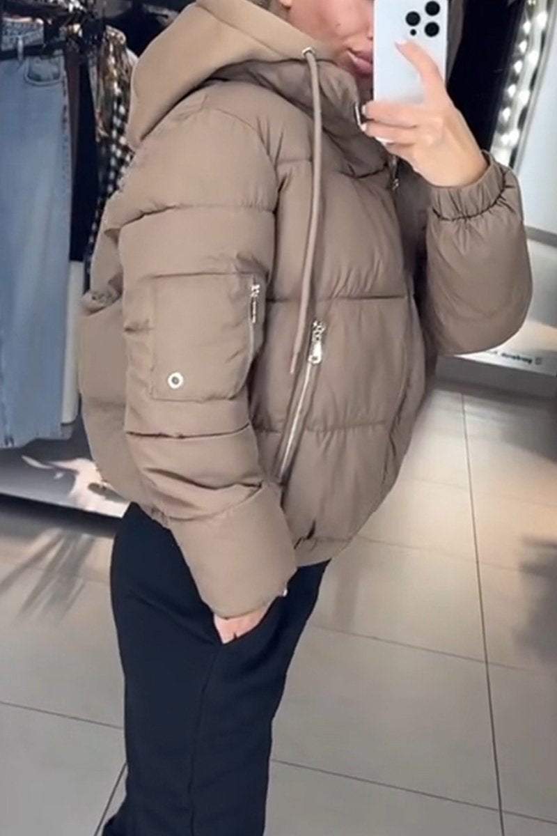 Women's Casual Hooded Autumn and Winter Jacket