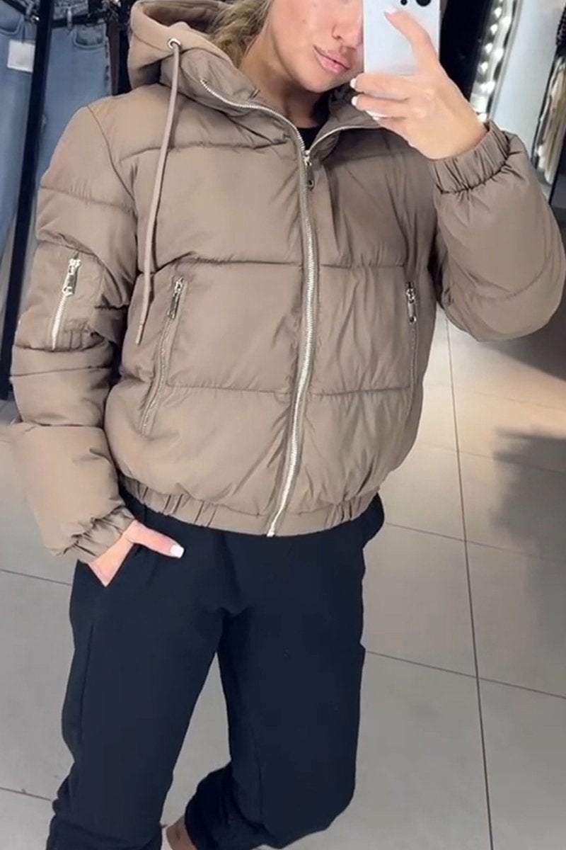 Women's Casual Hooded Autumn and Winter Jacket