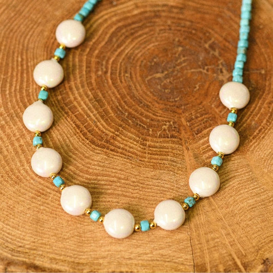 Lagoon Pearlescent Necklace