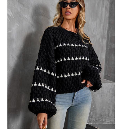 Black Heart Knit Sweater